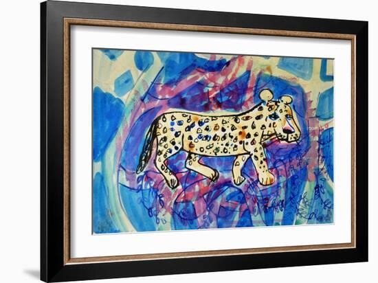 Leopard-Brenda Brin Booker-Framed Giclee Print