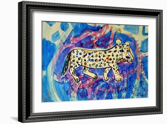 Leopard-Brenda Brin Booker-Framed Giclee Print