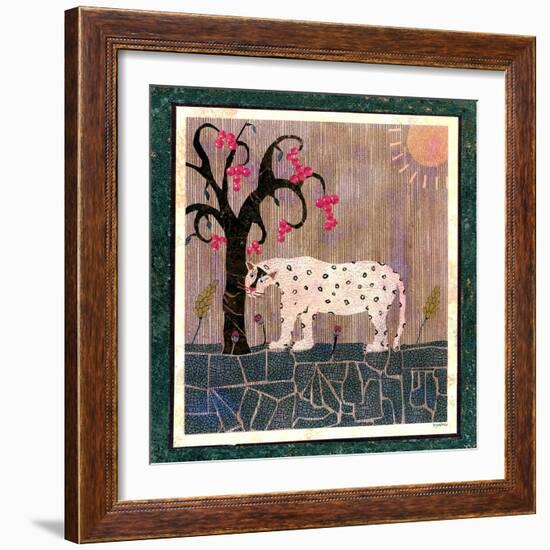 Leopard-David Sheskin-Framed Giclee Print