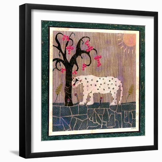 Leopard-David Sheskin-Framed Giclee Print