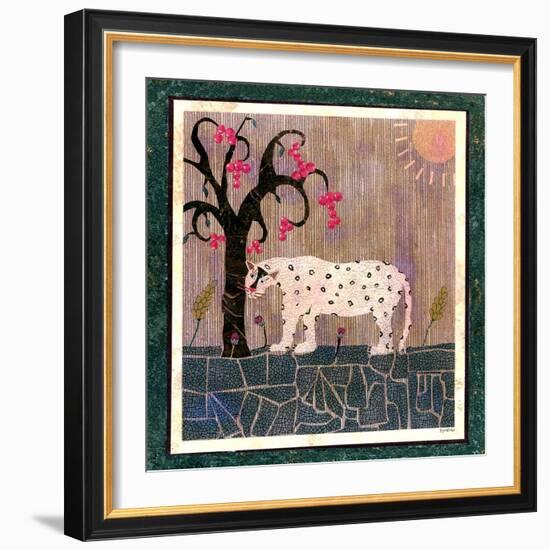 Leopard-David Sheskin-Framed Giclee Print