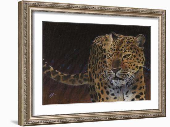 Leopard-Durwood Coffey-Framed Giclee Print