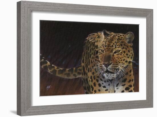 Leopard-Durwood Coffey-Framed Giclee Print