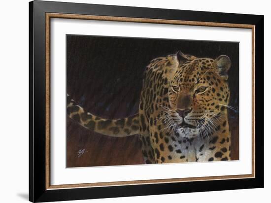 Leopard-Durwood Coffey-Framed Giclee Print