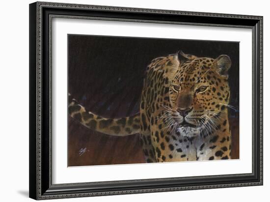 Leopard-Durwood Coffey-Framed Giclee Print