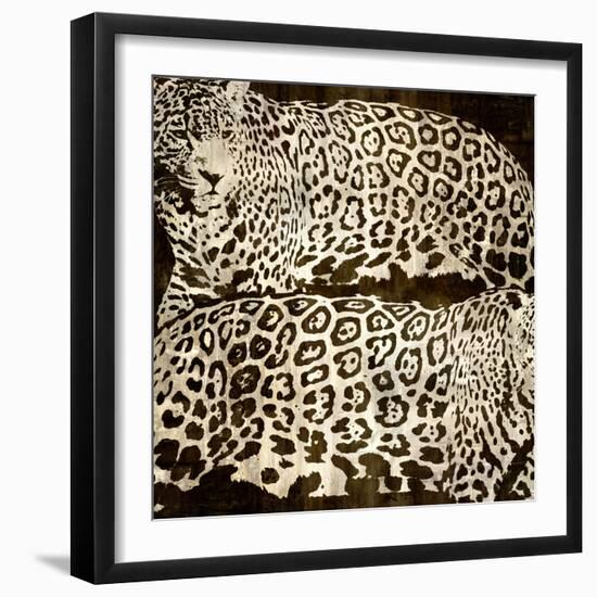 Leopards-Darren Davison-Framed Art Print