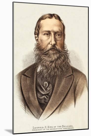 Leopold Ii, King of the Belgians-English-Mounted Giclee Print