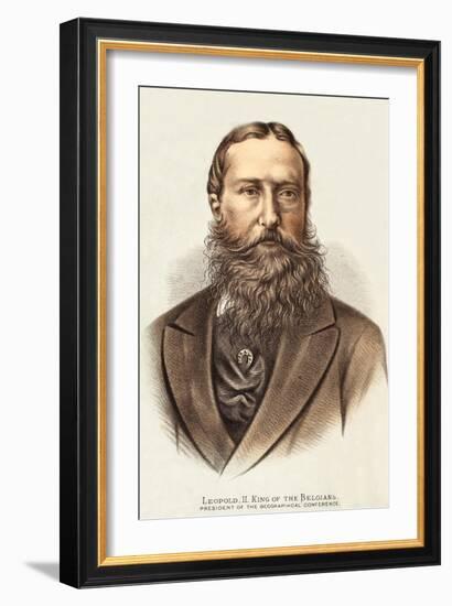 Leopold Ii, King of the Belgians-English-Framed Giclee Print