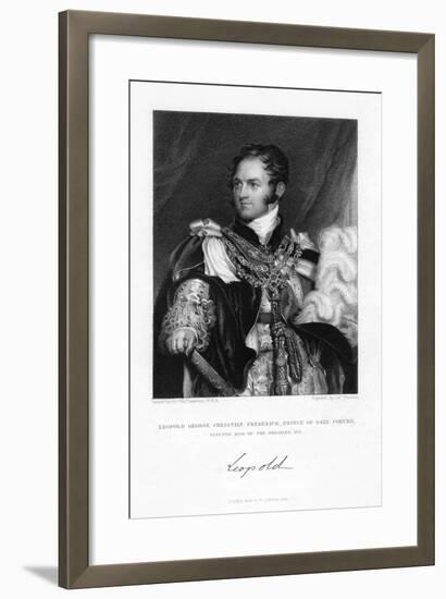 Leopold of Saxe-Coburg and Gotha, 1831-J Thomson-Framed Giclee Print