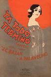 Ya Todo Termino Tango Music Sheet Cover-Leopoldo Metlicovitz-Framed Giclee Print