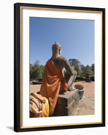 Leper King Terrace, Angkor Thom, Angkor, Siem Reap, Cambodia, Indochina, Southeast Asia-Robert Harding-Framed Photographic Print