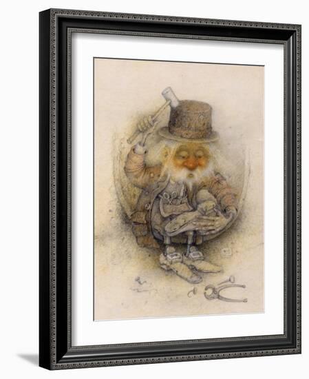 Leprechaun Cobbler-Wayne Anderson-Framed Giclee Print