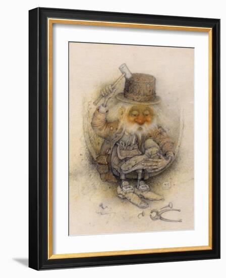 Leprechaun Cobbler-Wayne Anderson-Framed Giclee Print