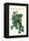 Leprechaun's Hat with Four-Leaf Clovers-null-Framed Stretched Canvas