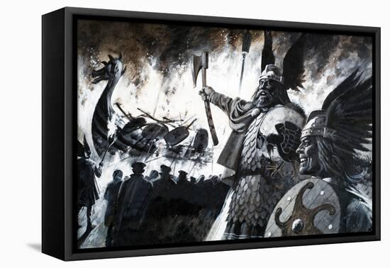 Lerwick Up Helly, a Viking Festival-Andrew Howat-Framed Premier Image Canvas