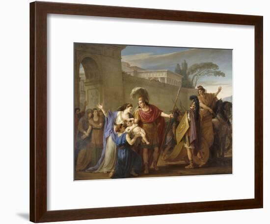 Les Adieux d'Hector et Andromaque-Joseph Marie Vien-Framed Giclee Print