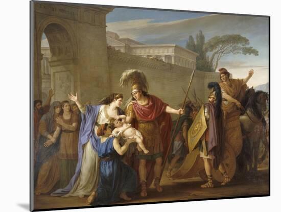 Les Adieux d'Hector et Andromaque-Joseph Marie Vien-Mounted Giclee Print