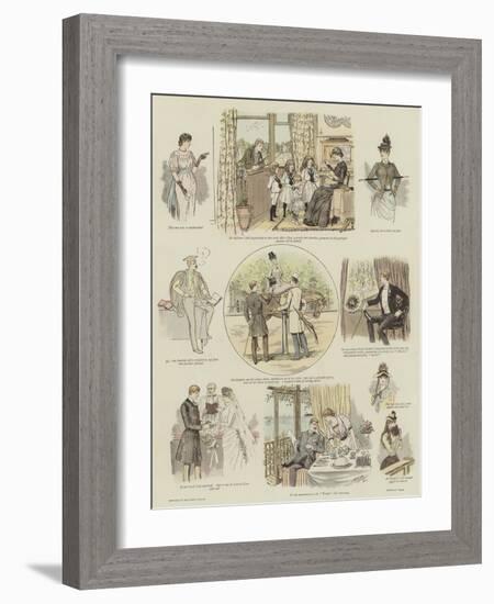 Les Affaires De Coeur of a Young Man of the Period-null-Framed Giclee Print