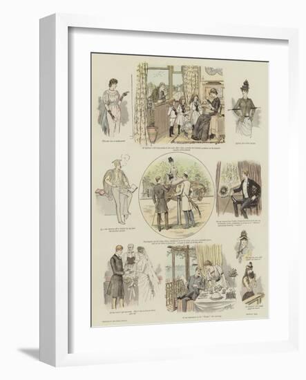 Les Affaires De Coeur of a Young Man of the Period-null-Framed Giclee Print