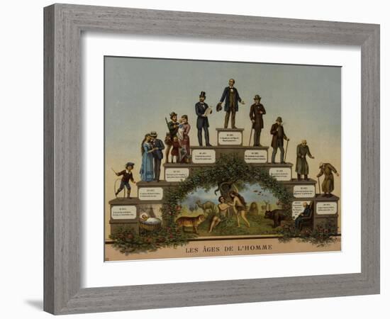 Les Âges de l'Homme-null-Framed Giclee Print