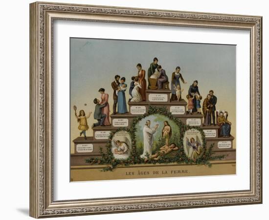 Les Âges de la Femme-null-Framed Giclee Print