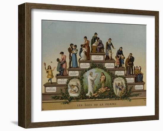 Les Âges de la Femme-null-Framed Giclee Print