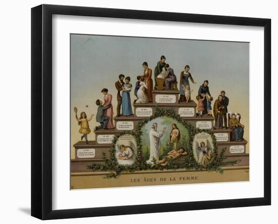 Les Âges de la Femme-null-Framed Giclee Print