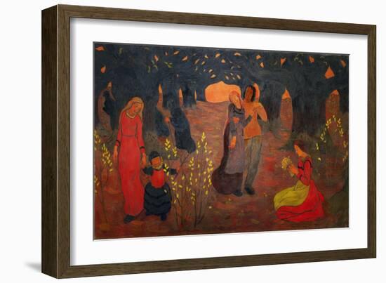 Les ages de la vie-the ages of life, 1892 Oil on canvas, 151 x 240 cm.-Georges Lacombe-Framed Giclee Print