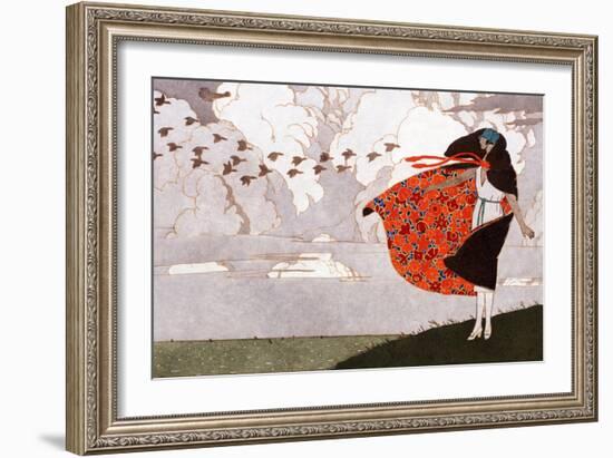 Les Ailes Dans Le Vent, Paris, France, Early 20th Century-null-Framed Giclee Print