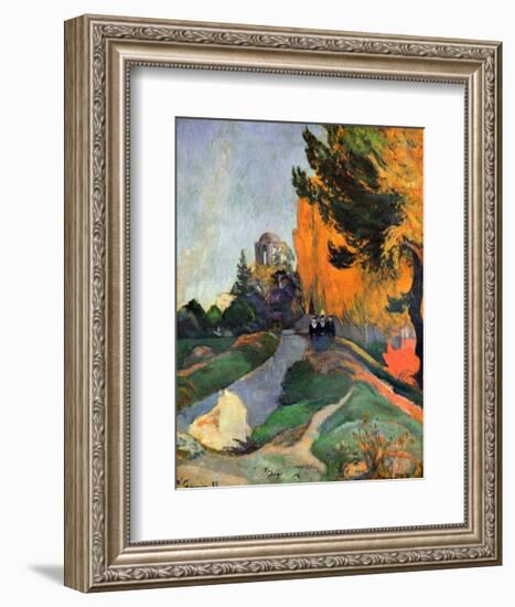 Les Alyscamps-Paul Gauguin-Framed Giclee Print