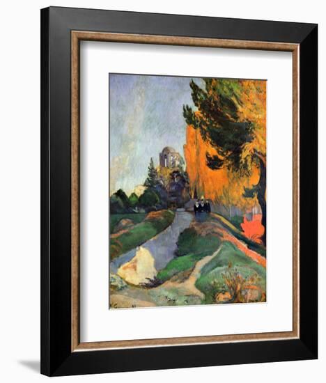 Les Alyscamps-Paul Gauguin-Framed Giclee Print