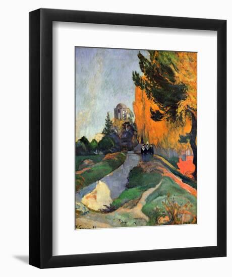 Les Alyscamps-Paul Gauguin-Framed Giclee Print