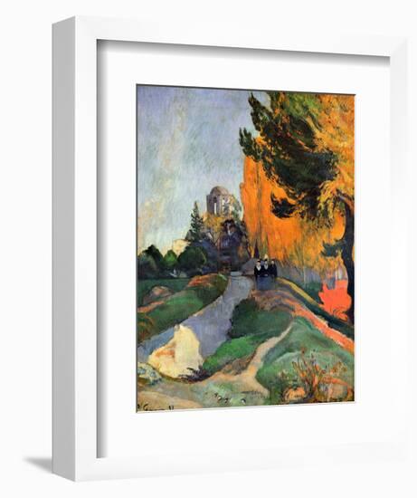 Les Alyscamps-Paul Gauguin-Framed Giclee Print