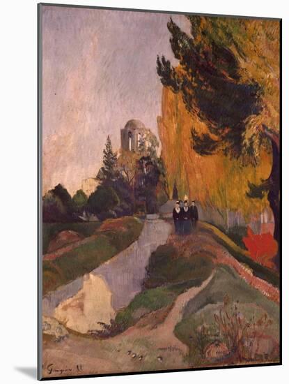 Les Alyscamps-Paul Gauguin-Mounted Giclee Print