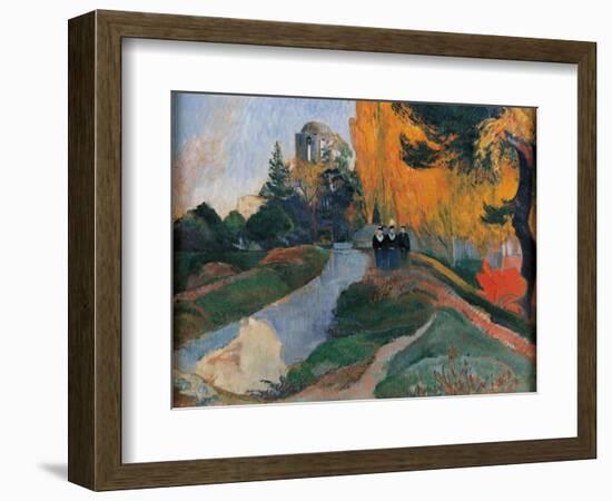 Les Alyscamps-Paul Gauguin-Framed Art Print