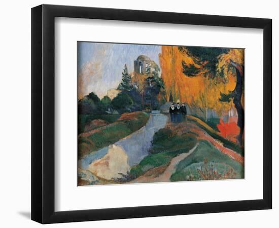 Les Alyscamps-Paul Gauguin-Framed Art Print