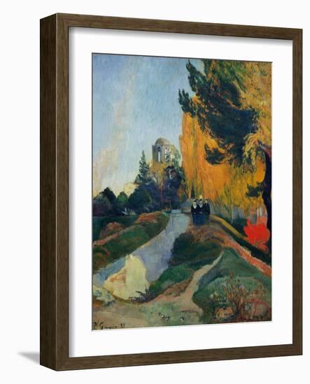 Les Alyscamps-Paul Gauguin-Framed Giclee Print