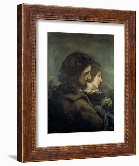 Les Amants dans la campagne-Gustave Courbet-Framed Giclee Print