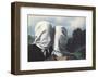 Les Amants (Lovers)-Rene Magritte-Framed Art Print