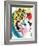 Les Amoureux Au Soleil Rouge-Marc Chagall-Framed Premium Edition