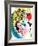 Les Amoureux Au Soleil Rouge-Marc Chagall-Framed Premium Edition