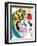 Les Amoureux Au Soleil Rouge-Marc Chagall-Framed Premium Edition