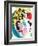 Les Amoureux Au Soleil Rouge-Marc Chagall-Framed Premium Edition