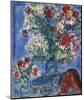 Les Amoureux et Fleurs, 1964-Marc Chagall-Mounted Art Print