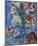 Les Amoureux et Fleurs, 1964-Marc Chagall-Mounted Art Print