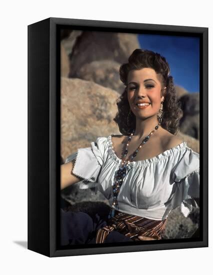 Les Amours by Carmen THE LOVES OF CARMEN by CharlesVidor with Rita Hayworth, 1948 (photo)-null-Framed Stretched Canvas