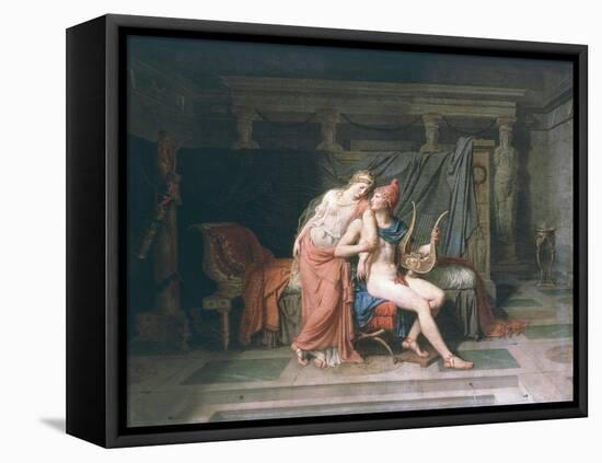 Les Amours De Pâris Et D'Hélène (Love of Paris and Helen), 1788-Jacques-Louis David-Framed Premier Image Canvas