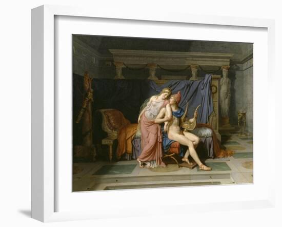 Les Amours de Pâris et Hélène-Jacques-Louis David-Framed Giclee Print