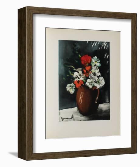 Les Anemones, 1955-Maurice De Vlaminck-Framed Collectable Print