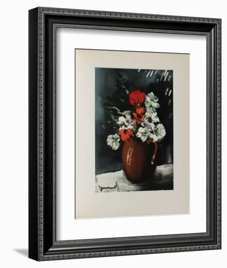 Les Anemones, 1955-Maurice De Vlaminck-Framed Collectable Print